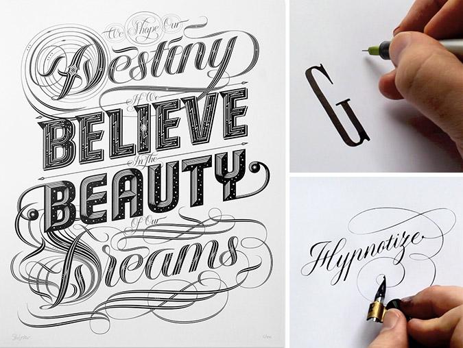 The typography artist who has hipnotized Instagram:  Seb Lesters