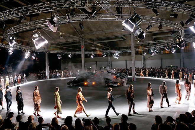 Givenchy SS14, Halle Freyssinet in Paris, France