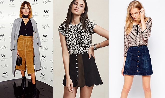 How to wear the 70's skirt
