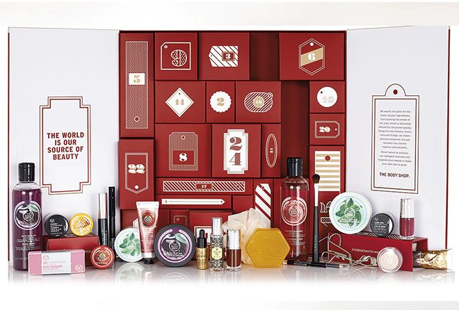 The Body Shop Christmas advent calendar 2015