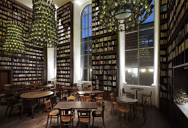 B2 Boutique Hotel library Switzerland