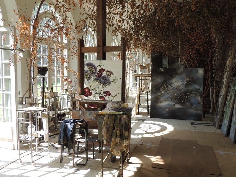 Claire Basler artist home Chateau Beauvoir