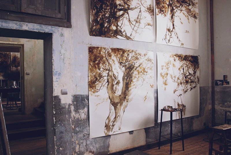 Claire Basler artist home Chateau Beauvoir
