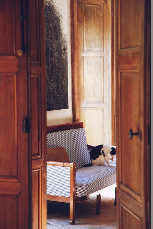 Claire Basler artist home Chateau Beauvoir