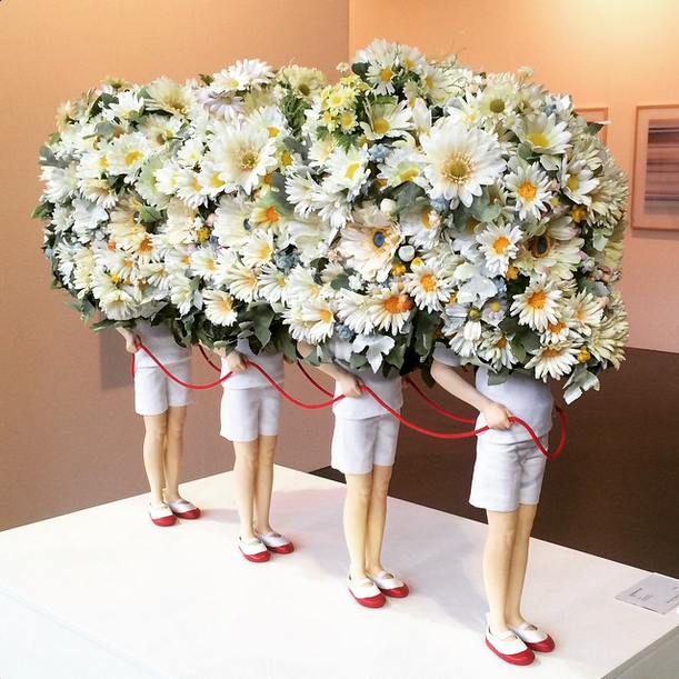 Daisy train by Yoshiyuki Ooe at Tezukayama Gallery at Art14