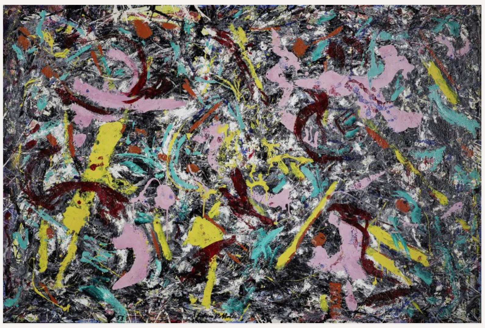 Jackson Pollock Unformed Figure 1953