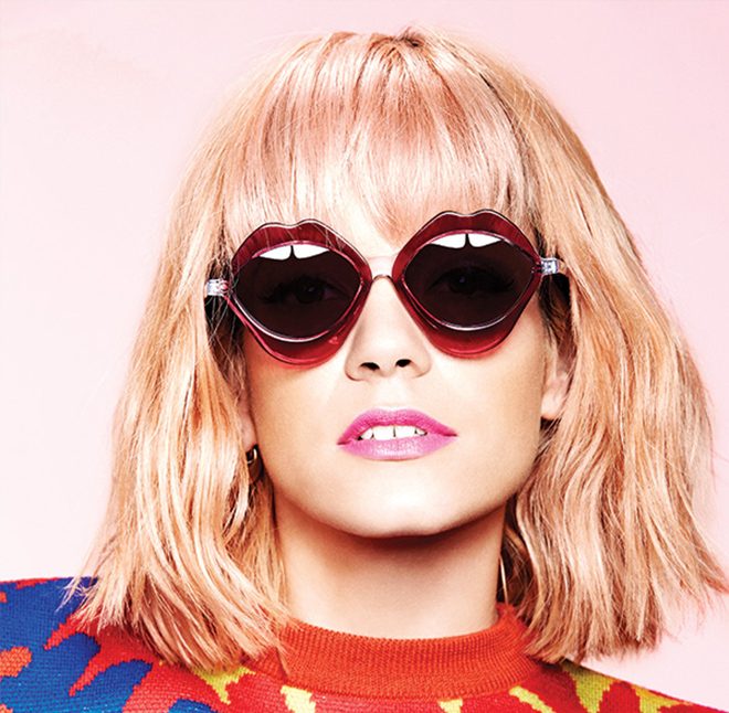 Lily Allen for House of Holland sunglasses collection