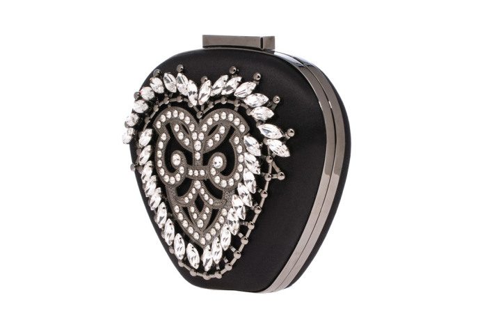 Manolo Blahnik Okka clutch in black