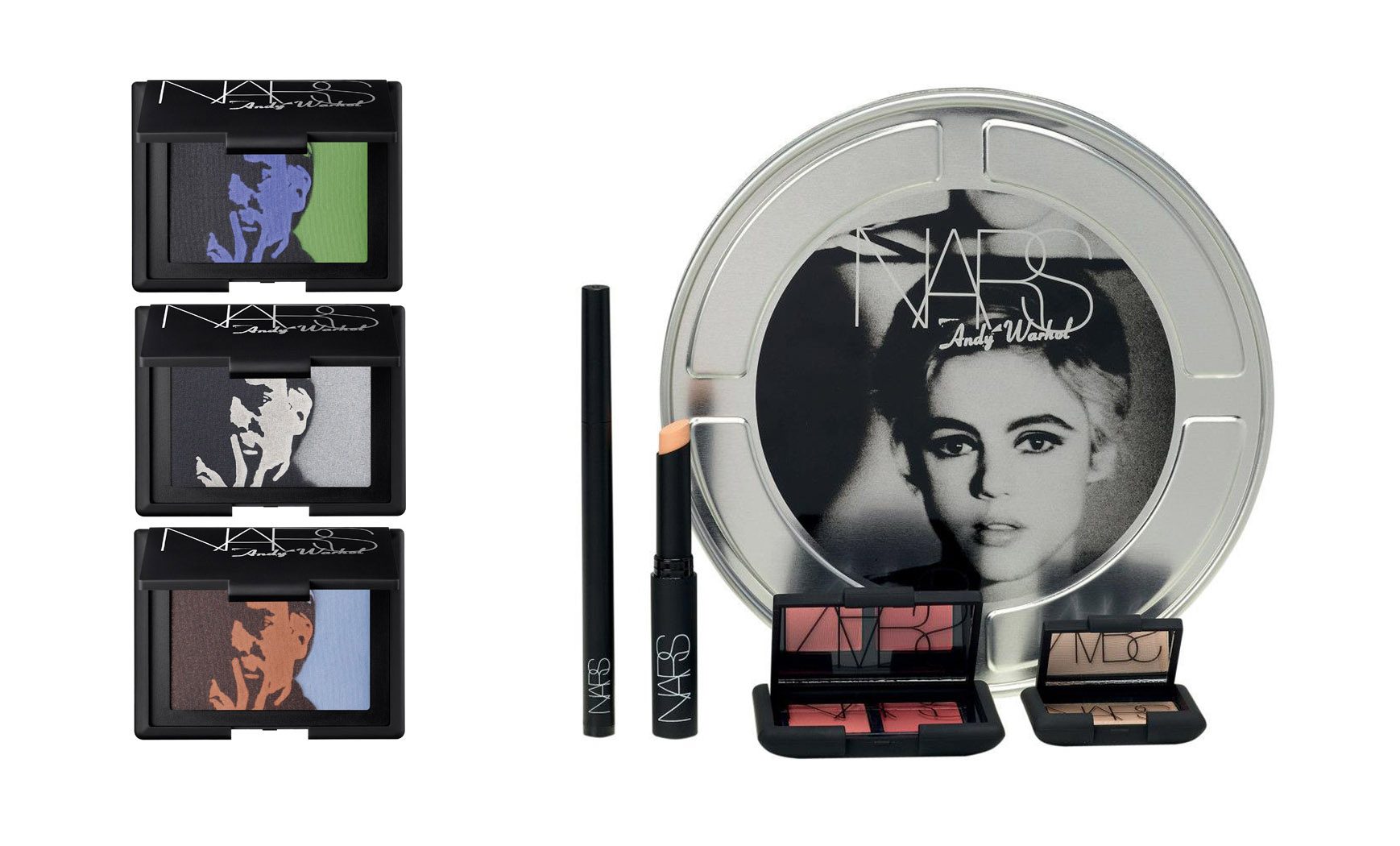 nars andy warhol lovely packaging cosmetics