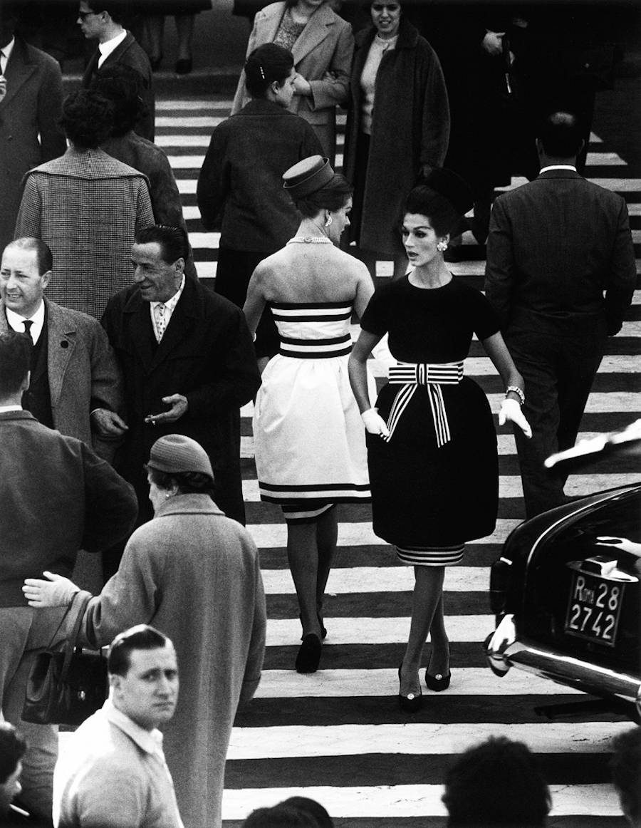Nina and Simone by William Klein Piazza di Spagna Rome April 1960 Atlas Gallery