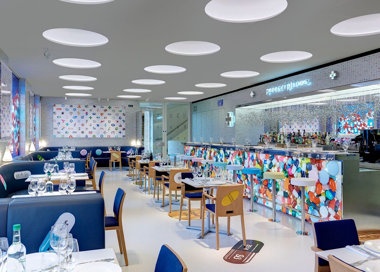 Damian Hirst and chef Mark Hix launch Pharmacy 2 restaurant