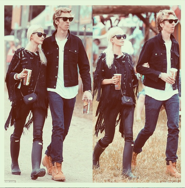 Poppy Delevingne Glastonbury Festival