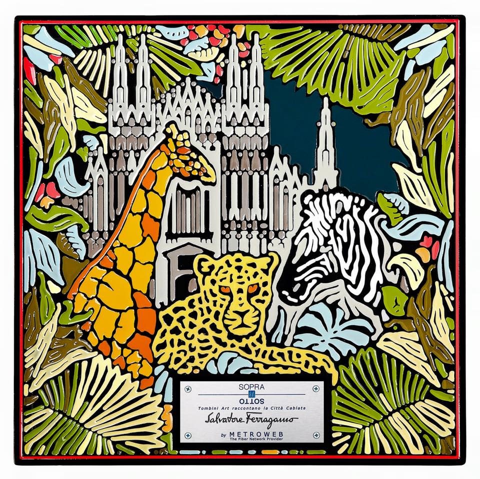 Salvatore Ferragamo Manhole Covers by fashion designers Milan