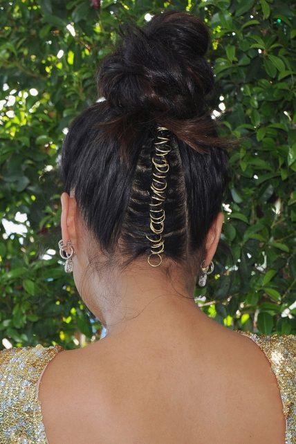 Shay Mitchell's hair in Teen Choice Awards
