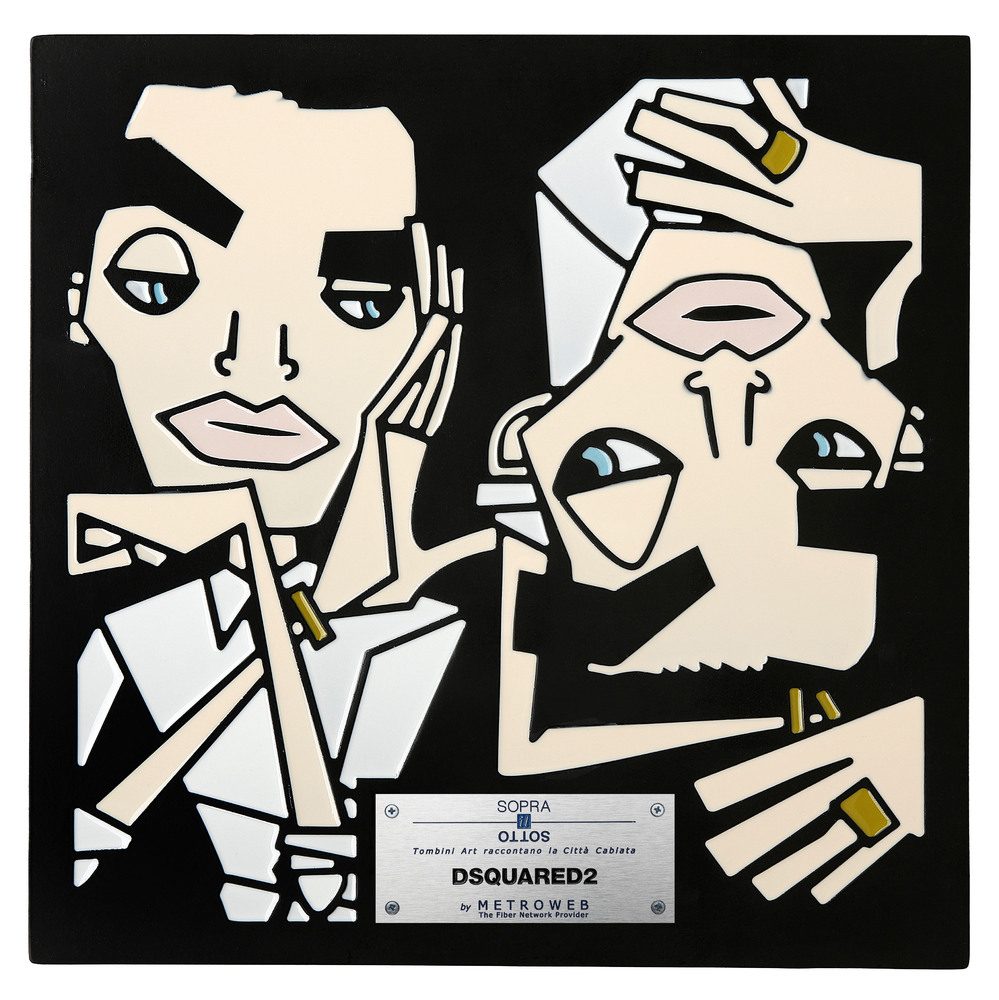DSQUARED2 Manhole Covers by fashion designers Milan