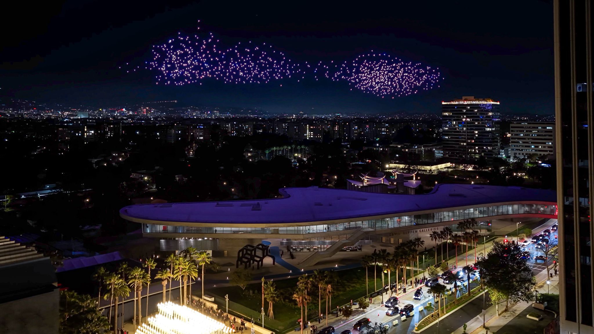 DRIFT CELEBRATED THE OPENING OF LACMA'S NEW DAVID GEFFEN GALLERIES WITH A STRIKING FRANCHISE FREEDOM PERFORMANCE