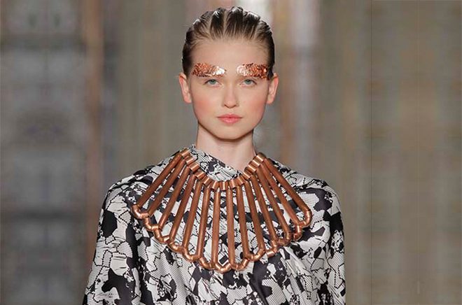 Copper Cleopatra Necklace - Susana Bettencourt London Fashion Week