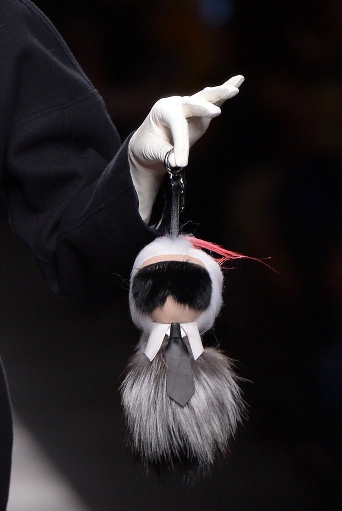 Karlito Fendi bag bug accesory via wwd.com