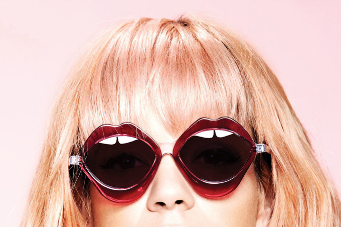 Lily Allen, the Girl Behind the Glasses’ of House of Holland