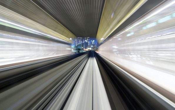 Beautiful photographs from a moving train